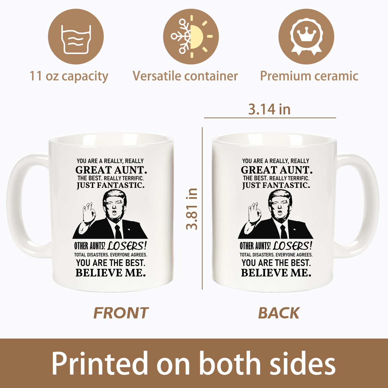Taza Breezy Valley en cerámica duradera, apta para bebidas calientes o frías.