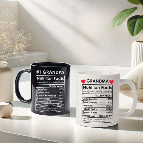 Taza Breezy Valley para abuelos durante el momento del café diario