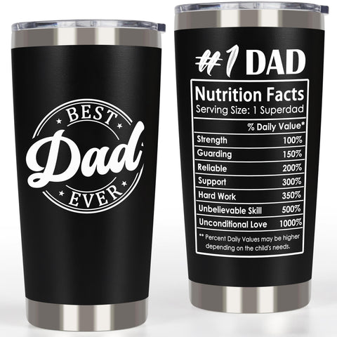 Breezy Valley tumbler para papa con tapa hermética, ideal para llevar café en la ruta