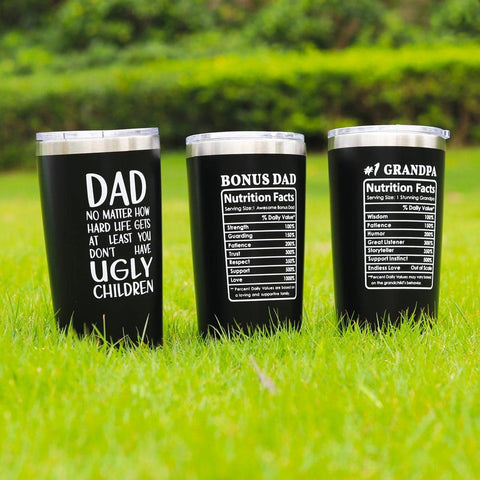 Vaso Breezy Valley para papá extra, capacidad de 20 onzas.
