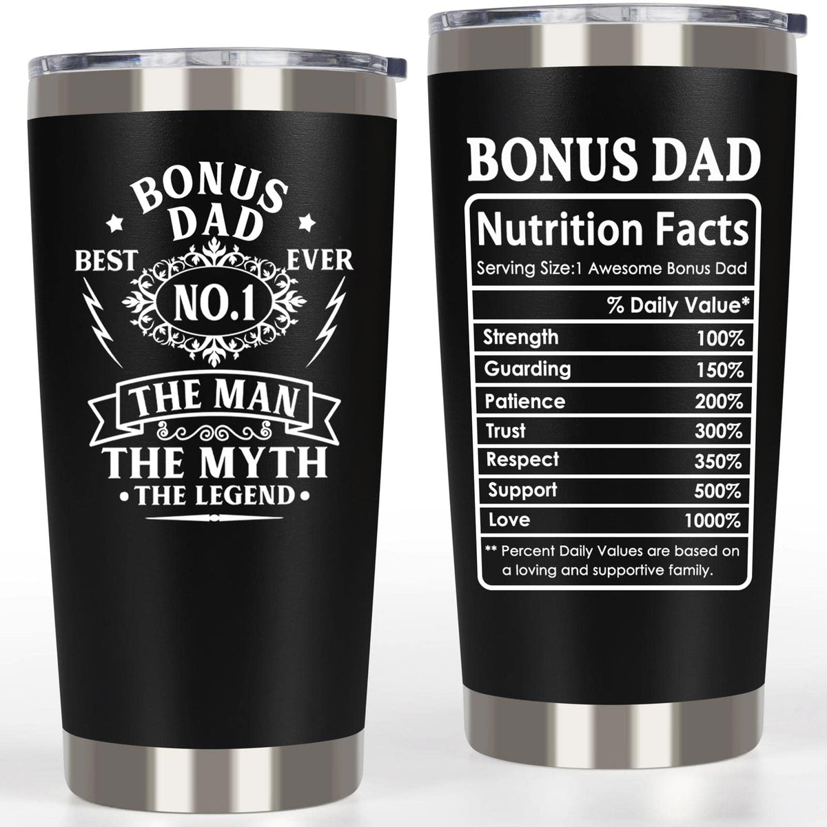 Vaso Breezy Valley para papá extra, visto frontal, ideal para café matutino.
