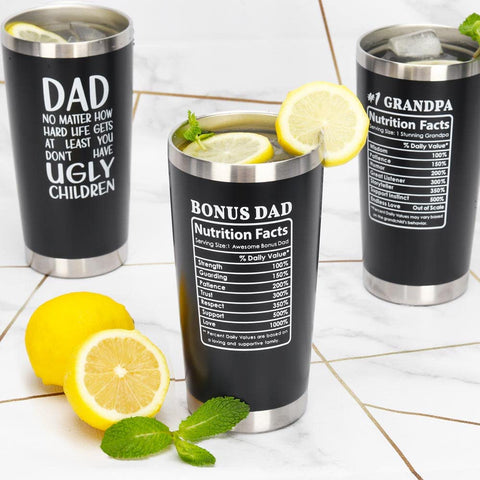 Vaso Breezy Valley para papá extra, regalo listo y elegante.