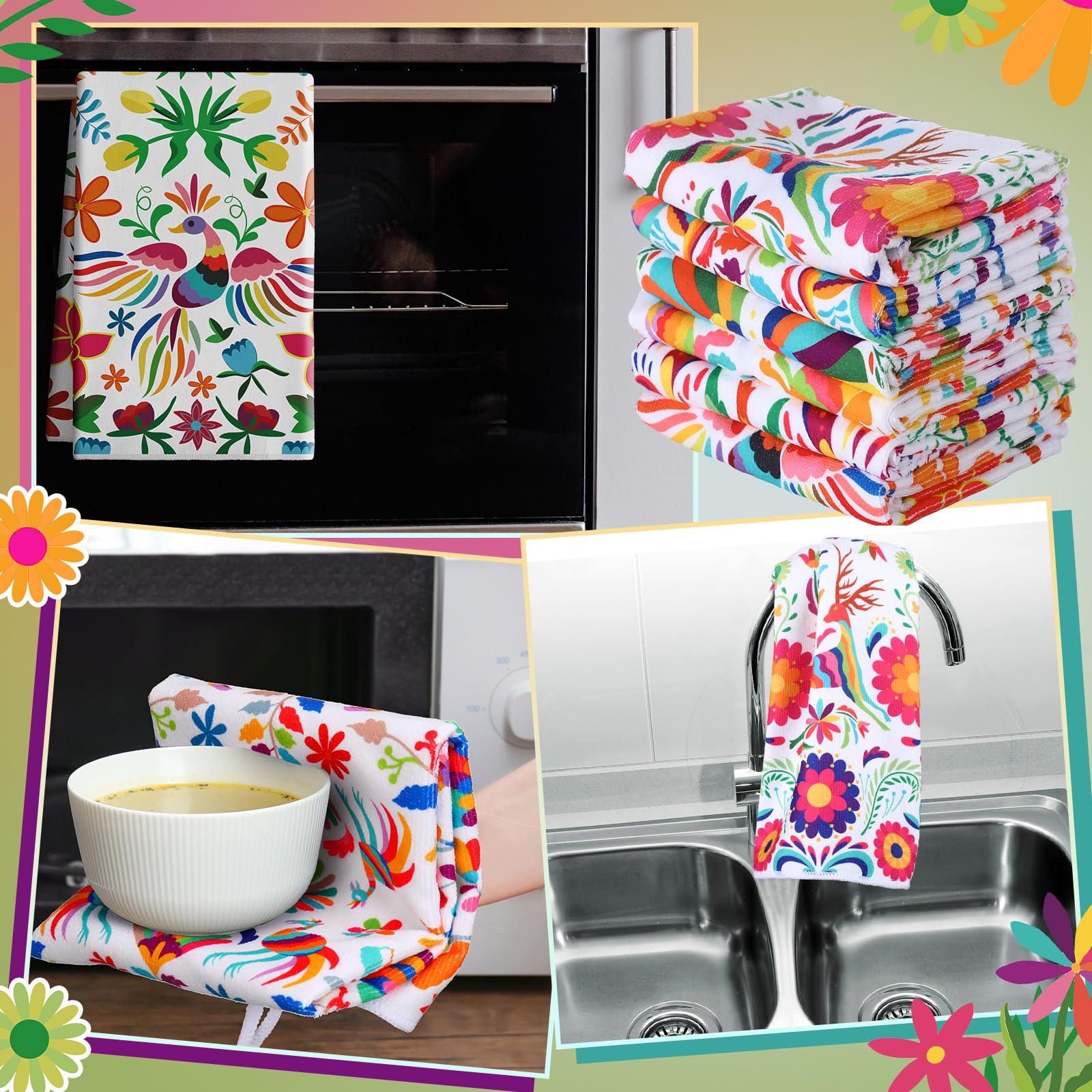 Breling toalla Dia de los Muertos lavable a máquina, secado rápido.