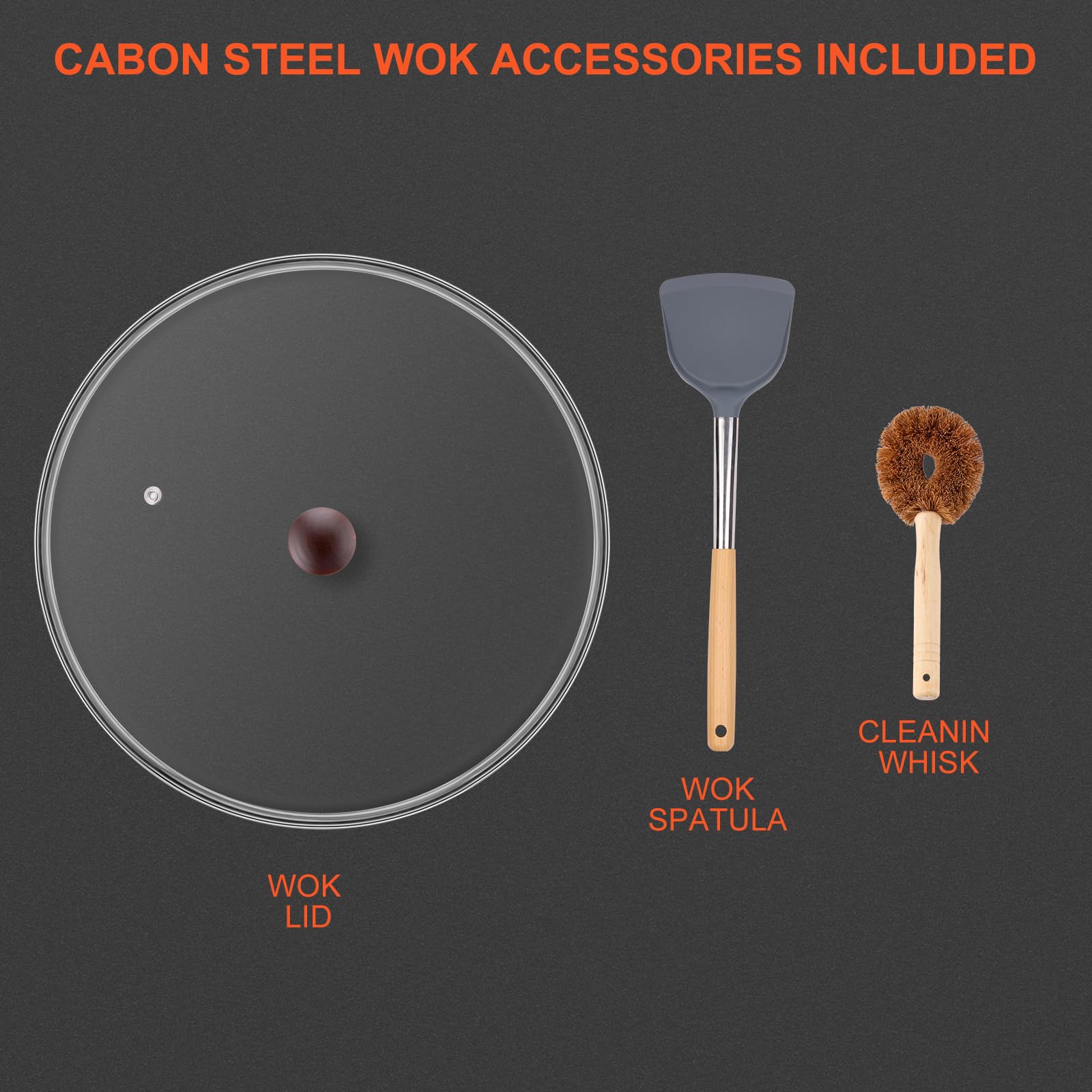 Wok Bretor con revestimiento antiadherente para cocinar con menos aceite y limpieza sencilla.
