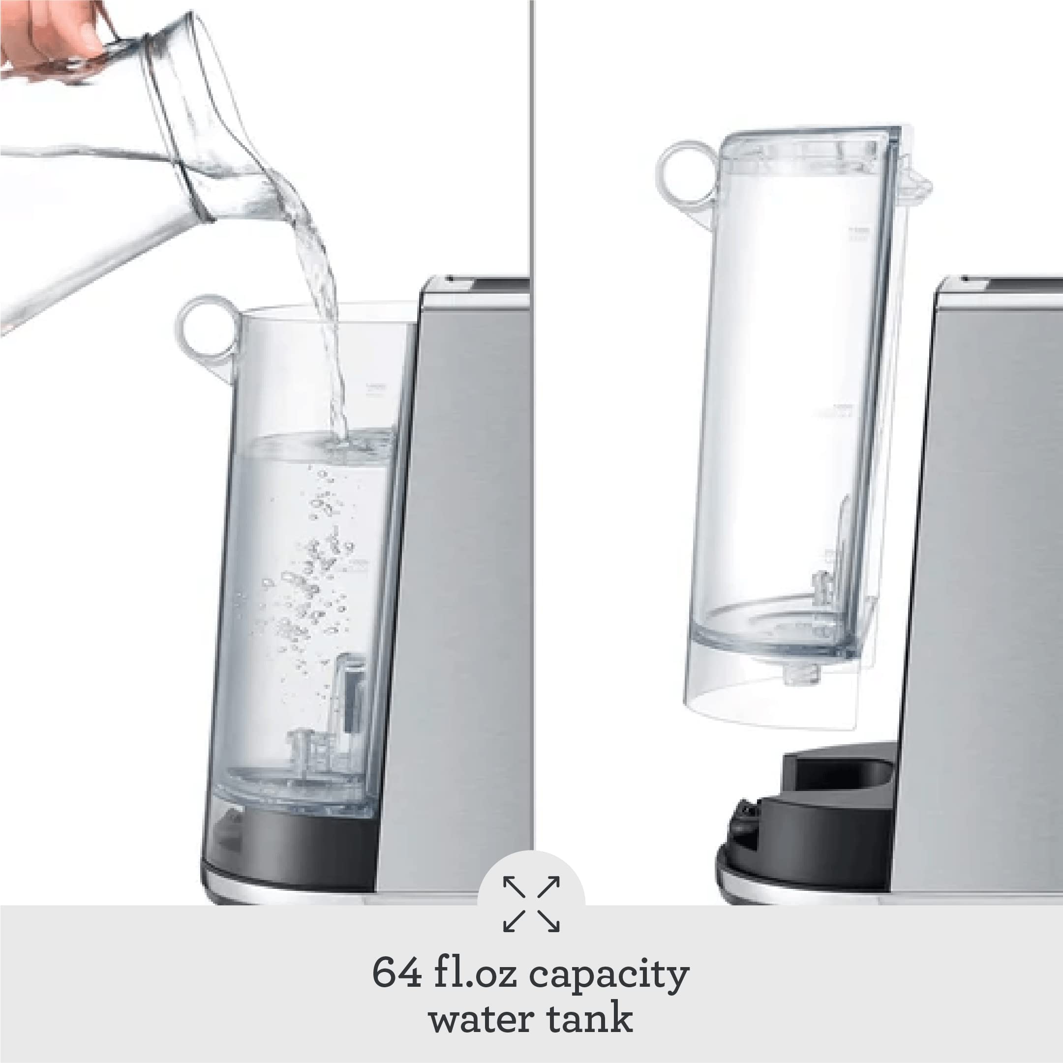 Breville Bambino Plus, control de temperatura preciso para extracción constante.
