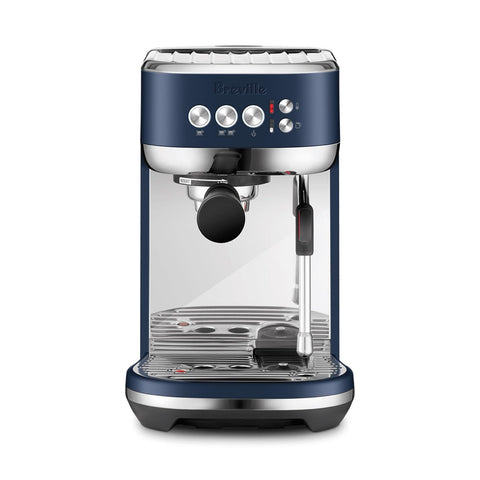 Breville Bambino Plus, frente compacto, ideal para cocinas pequeñas y encimeras.