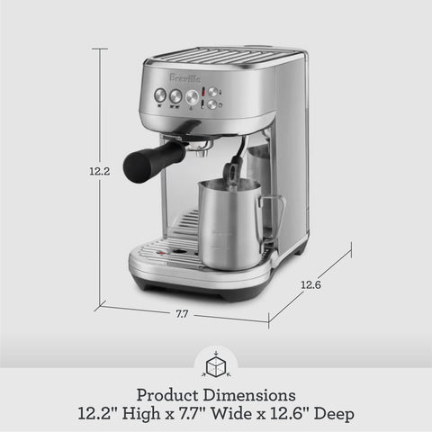 Breville Bambino Plus, portafiltro de 54 mm, extracción estable y sabor equilibrado.