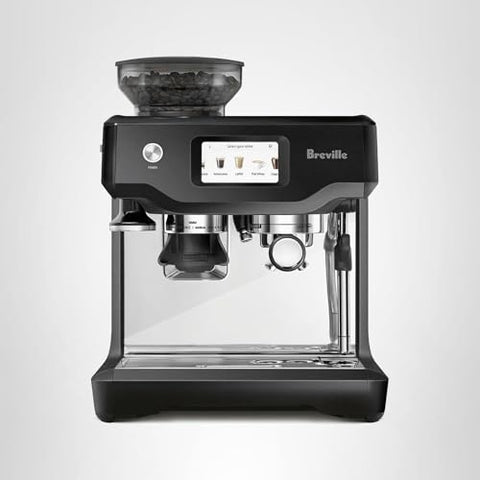Breville Barista Touch, tanque de agua amplio y hopper para granos.
