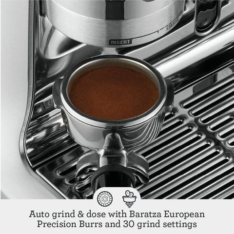 Breville Barista Touch, preinfusión óptima, extracción equilibrada.