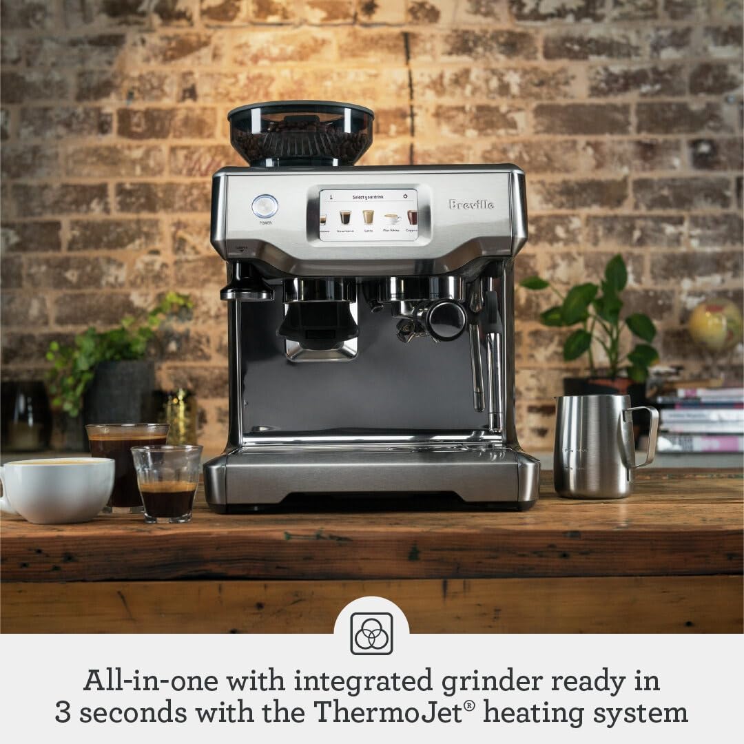 Panel táctil de Breville Barista Touch para preparar bebidas personalizadas