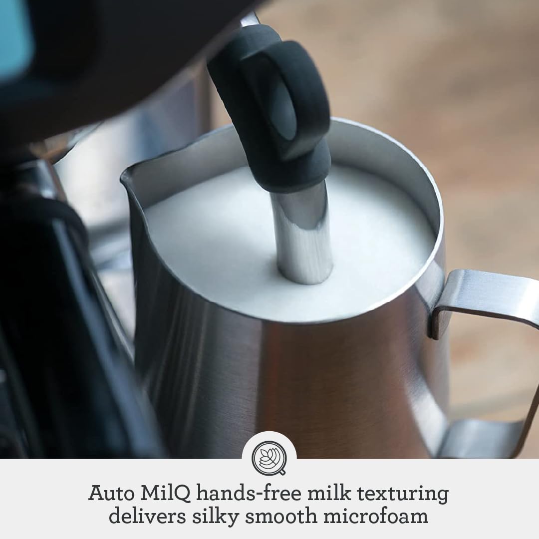 Breville Barista Touch pantalla táctil facilita preparar bebidas en tres pasos.