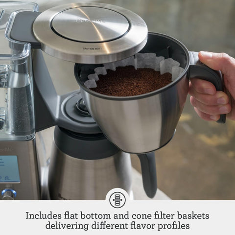 Control de temperatura preciso del Breville BDC450BSS para extracción consistente.