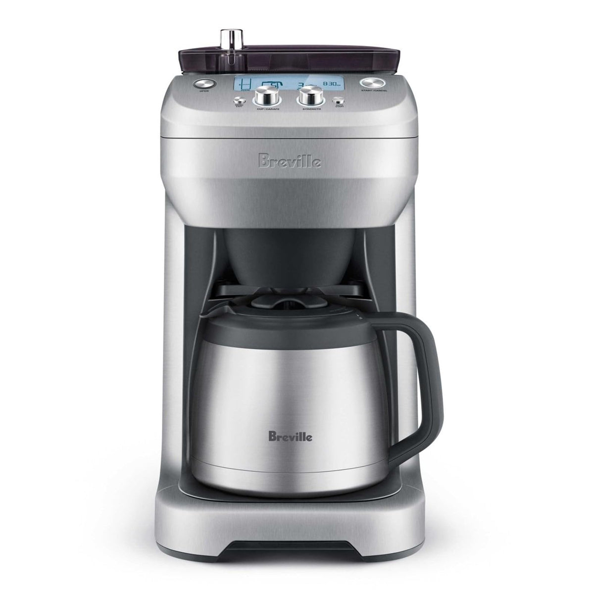 Breville BDC650BSS: molinillo integrado para un molido a medida y aromas frescos.