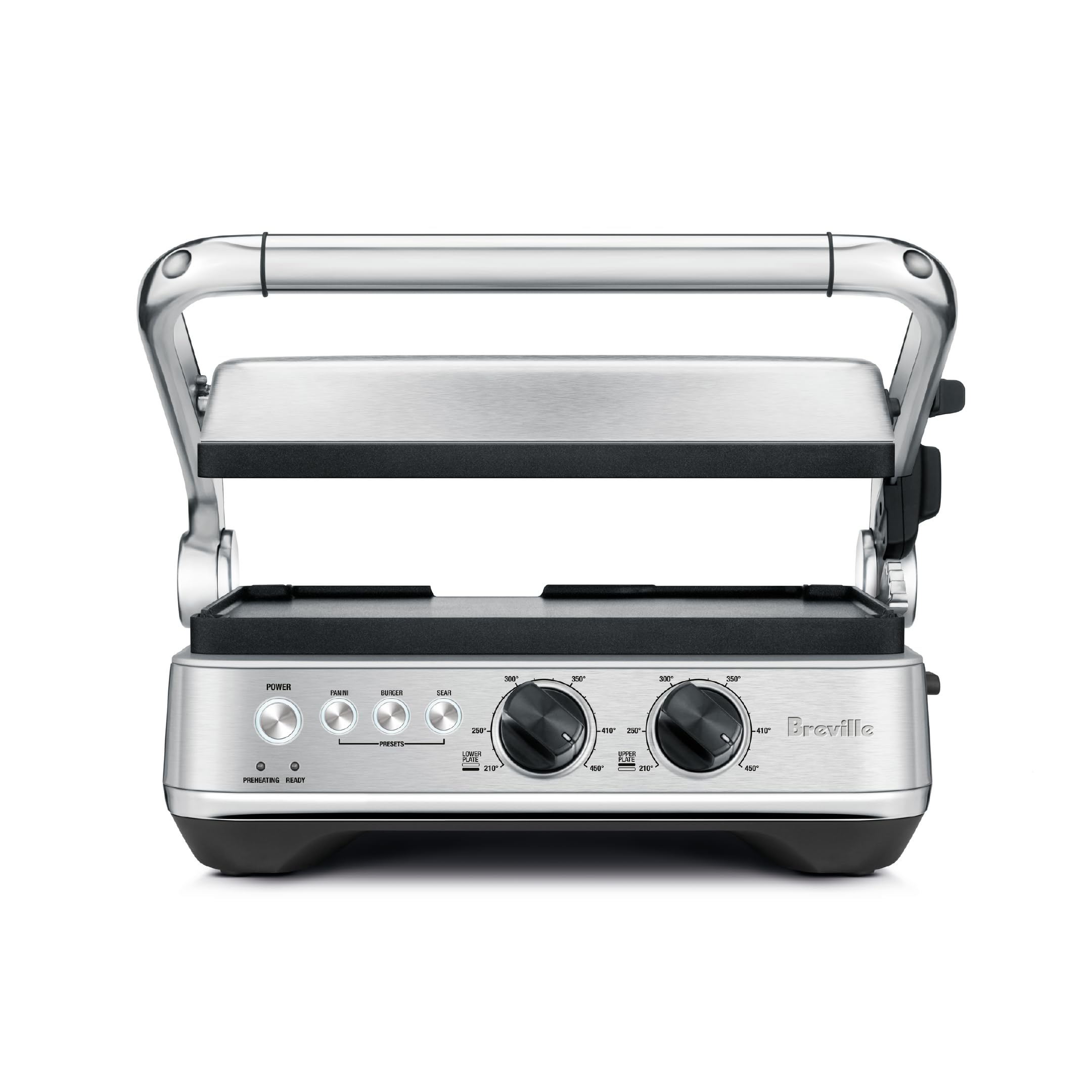 Breville BGR700BSS sear y prensa para sándwiches dorados y jugosos