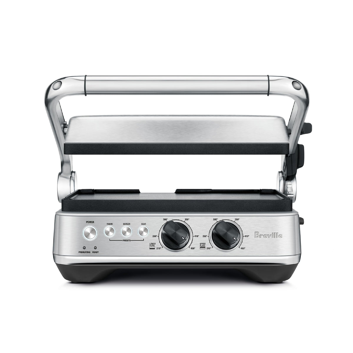 Breville BGR700BSS sear y prensa para sándwiches dorados y jugosos