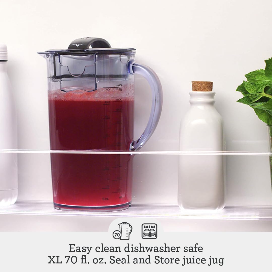 Breville BJE530BSS capacidad-jugo-70-onzas, perfecto para la familia.