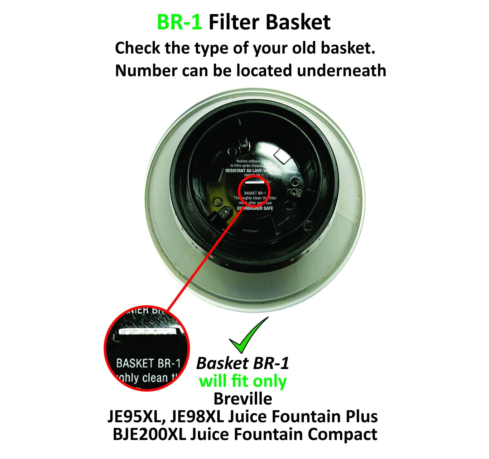 Breville BR-1: cesto filtrante compatible, mantenimiento sencillo de tu equipo Breville.