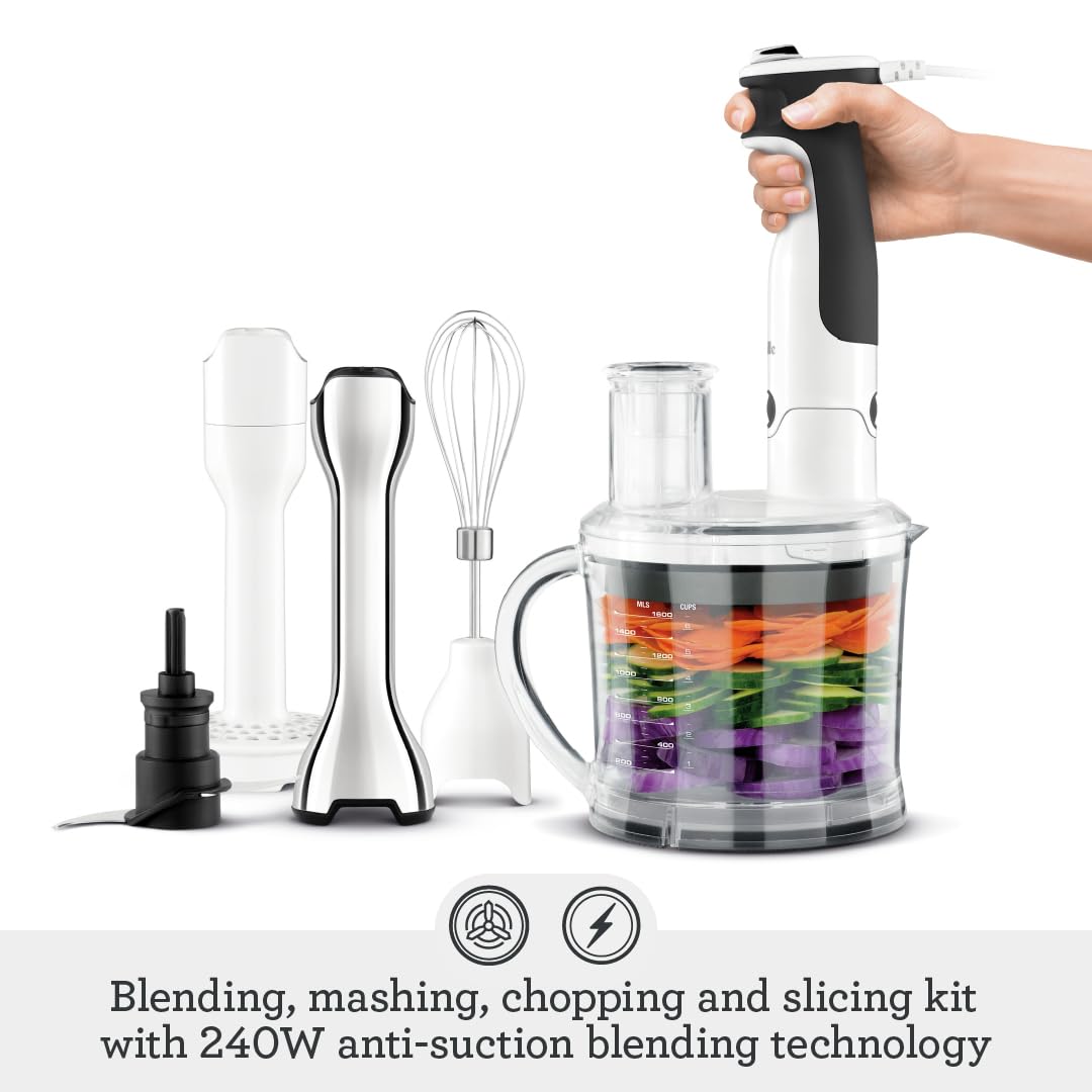 Breville BSB530XL batidora de inmersión ergonómica para batidos y sopas cremosas
