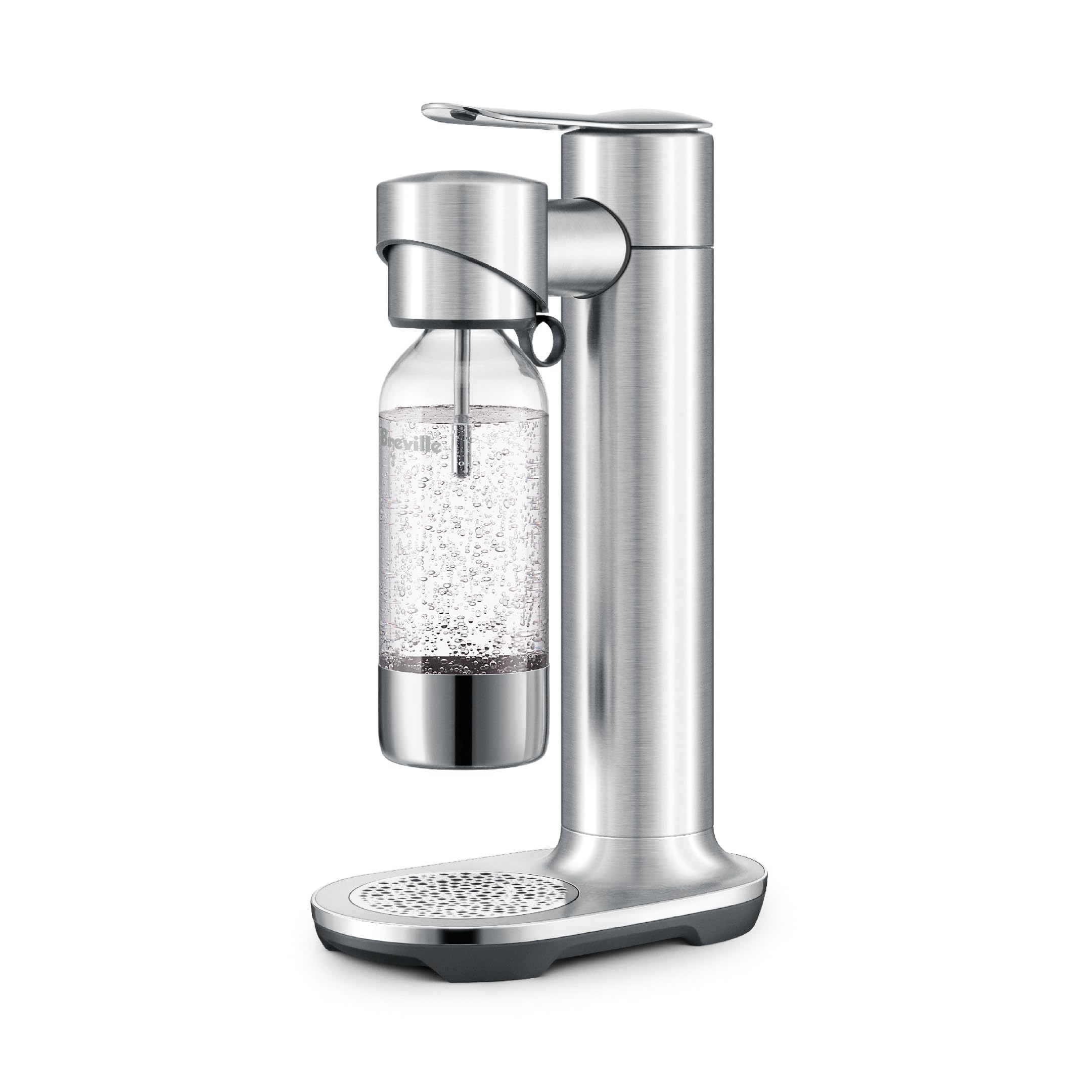 Breville InFizz Aqua, exterior de acero cepillado para cocina elegante.