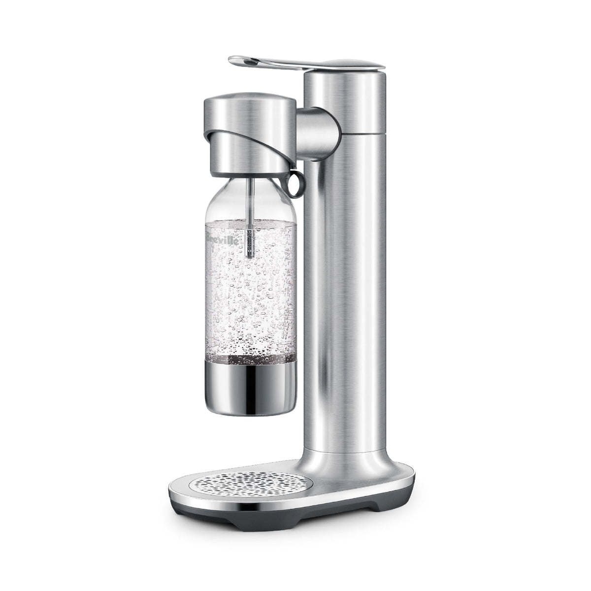 Breville InFizz Aqua, exterior de acero cepillado para cocina elegante.