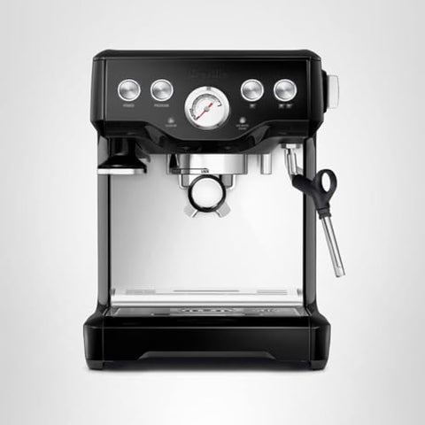 Breville Infuser BES840XL, bandeja de goteo removible para limpieza rápida.