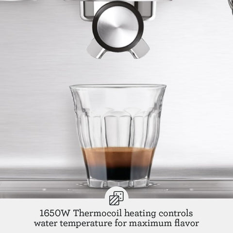 Breville Infuser BES840XL, control PID de temperatura para consistencia.