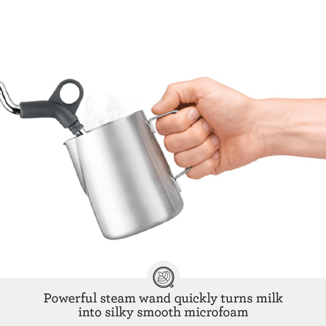 Breville Infuser BES840XL, espumado de leche microfoam para arte latte.