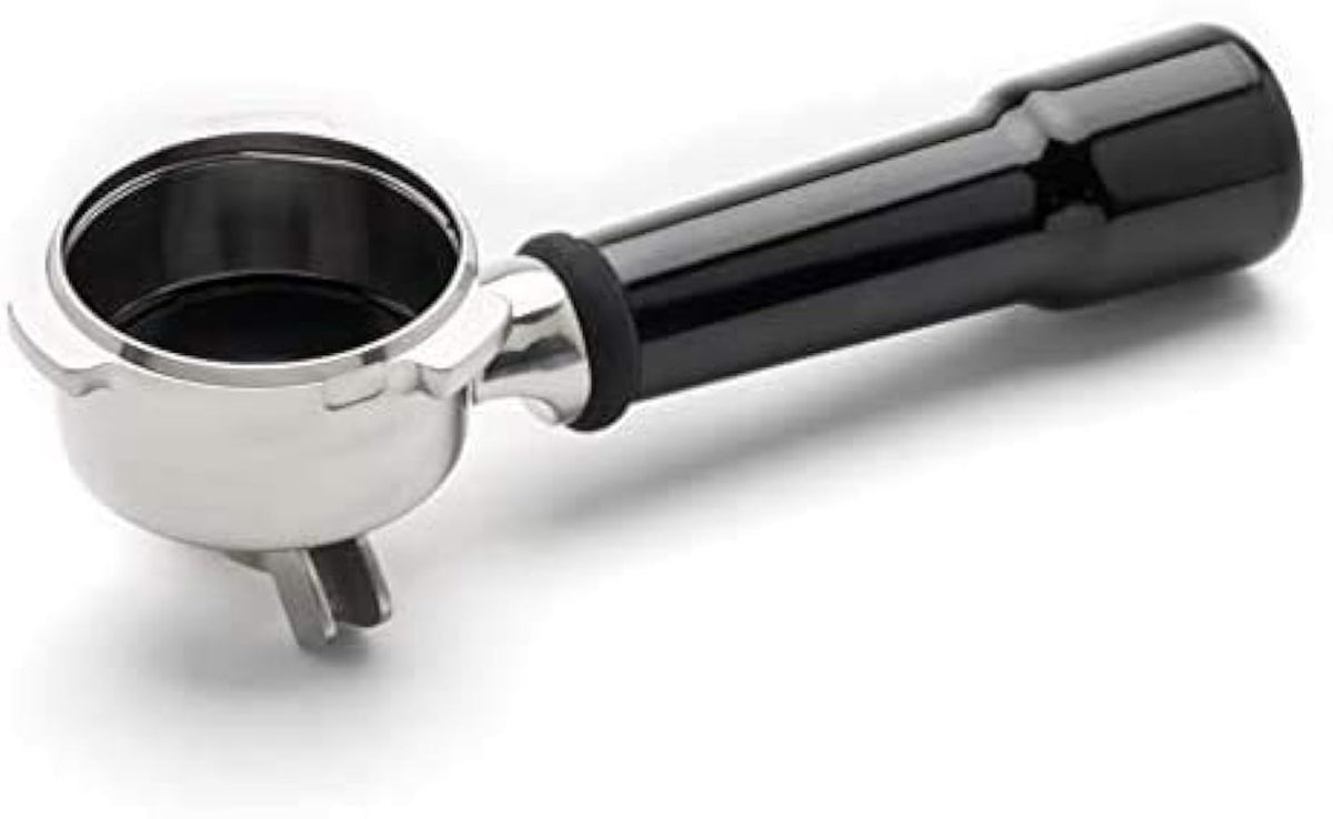 Breville portafiltro 54mm en acero inoxidable, frente visible, ideal para extracción estable