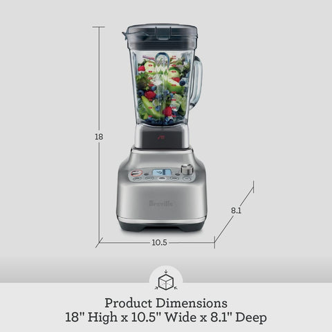 Breville Super Q tecnología de reducción de ruido para uso silencioso.