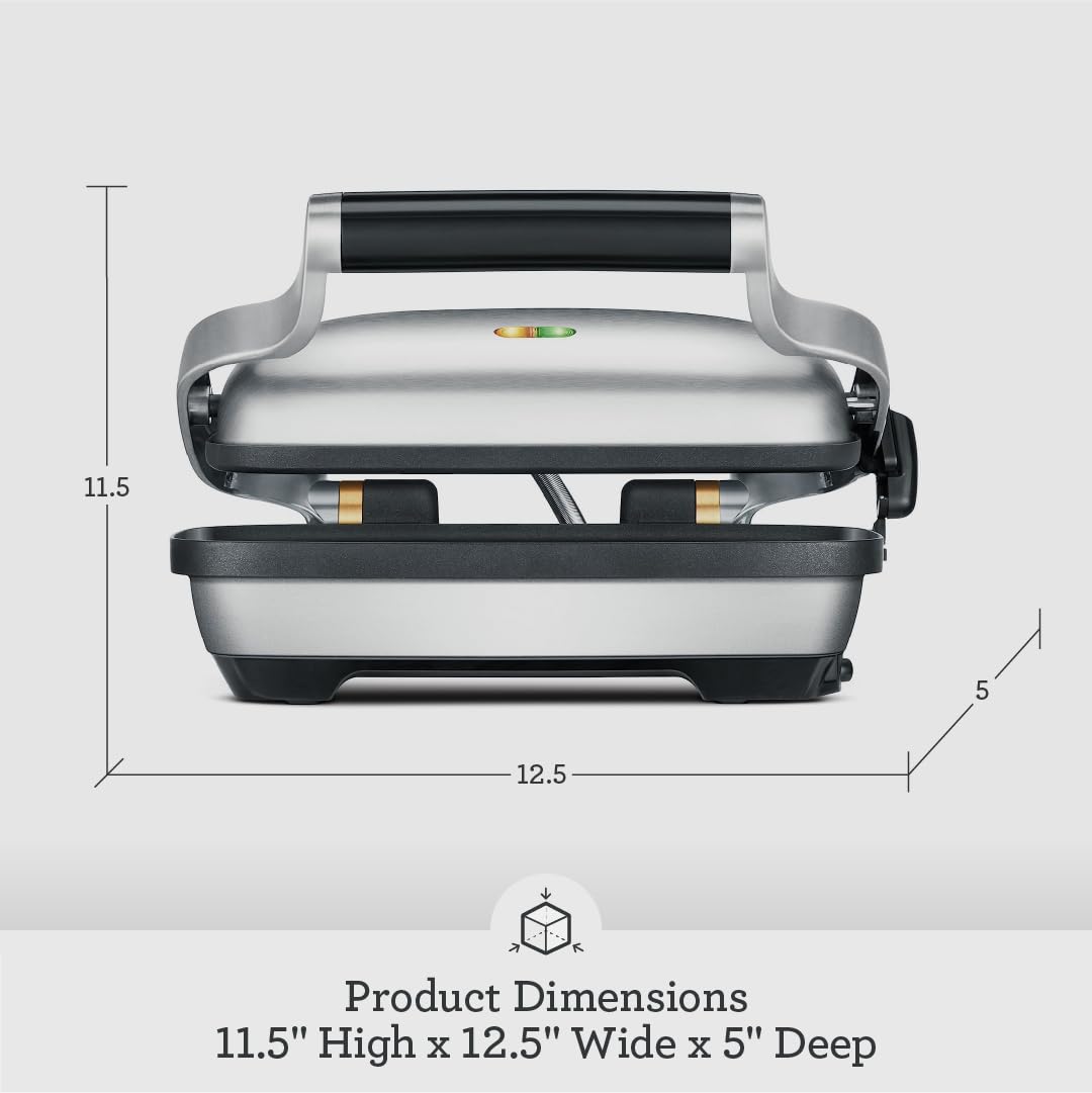 Breville The Perfect Press se guarda en vertical, ahorrando espacio.
