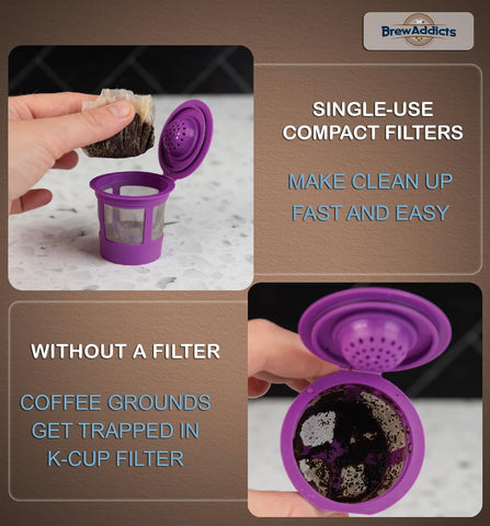 Caja de 600 filtros Brew Addicts para ahorro diario.