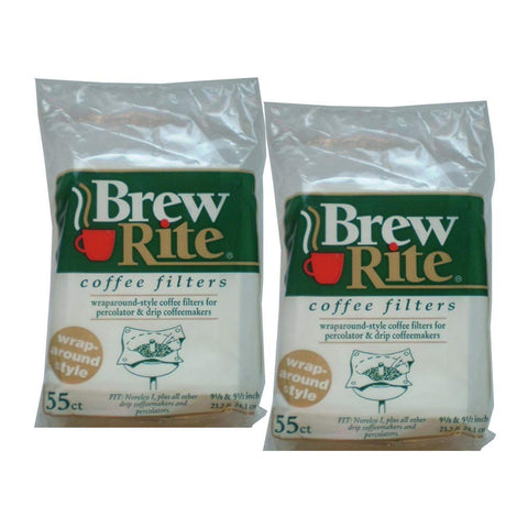 Filtro envolvente Brew Rite para percoladora, mejora la consistencia del café.