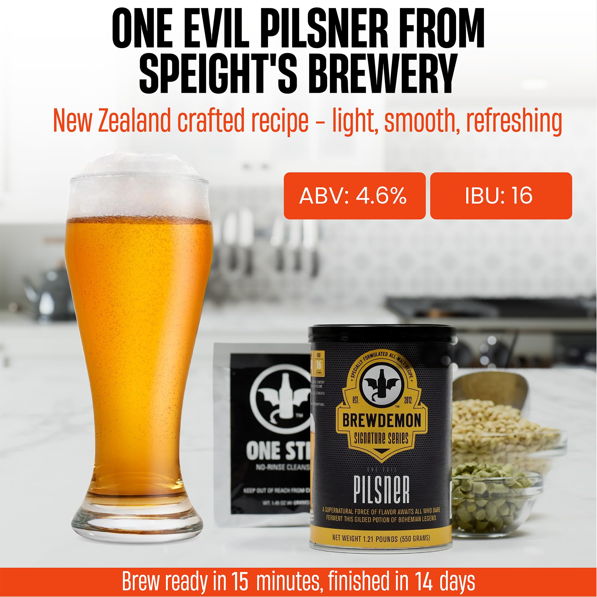 BrewDemon botellas incluidas: embotellado directo desde el fermentador.