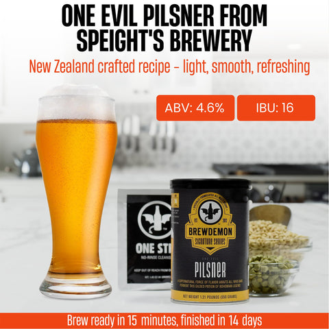 BrewDemon botellas incluidas: embotellado directo desde el fermentador.