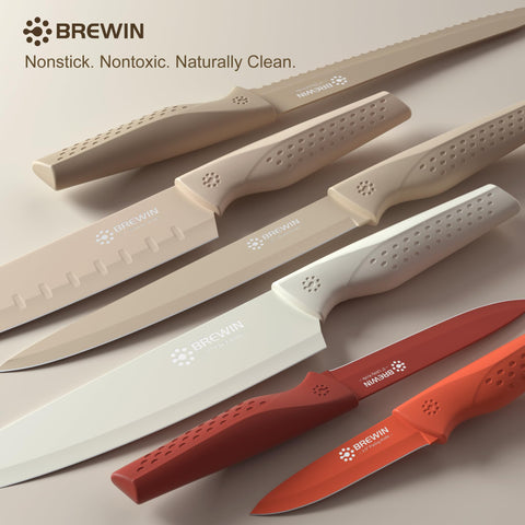 Cuchillo para filetear Brewin de 8 pulgadas con diseño ergonómico.
