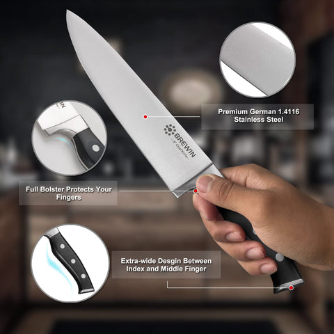 Cuchillo utilitario Brewin para cortes diarios con eficiencia