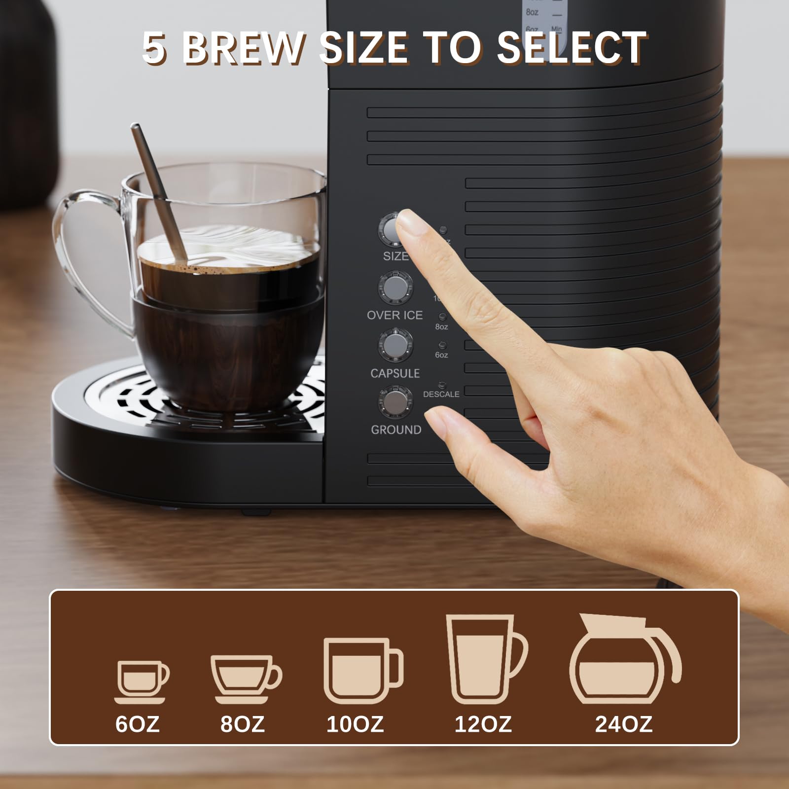 Brewmann filtros reutilizables para café molido o K-Cup