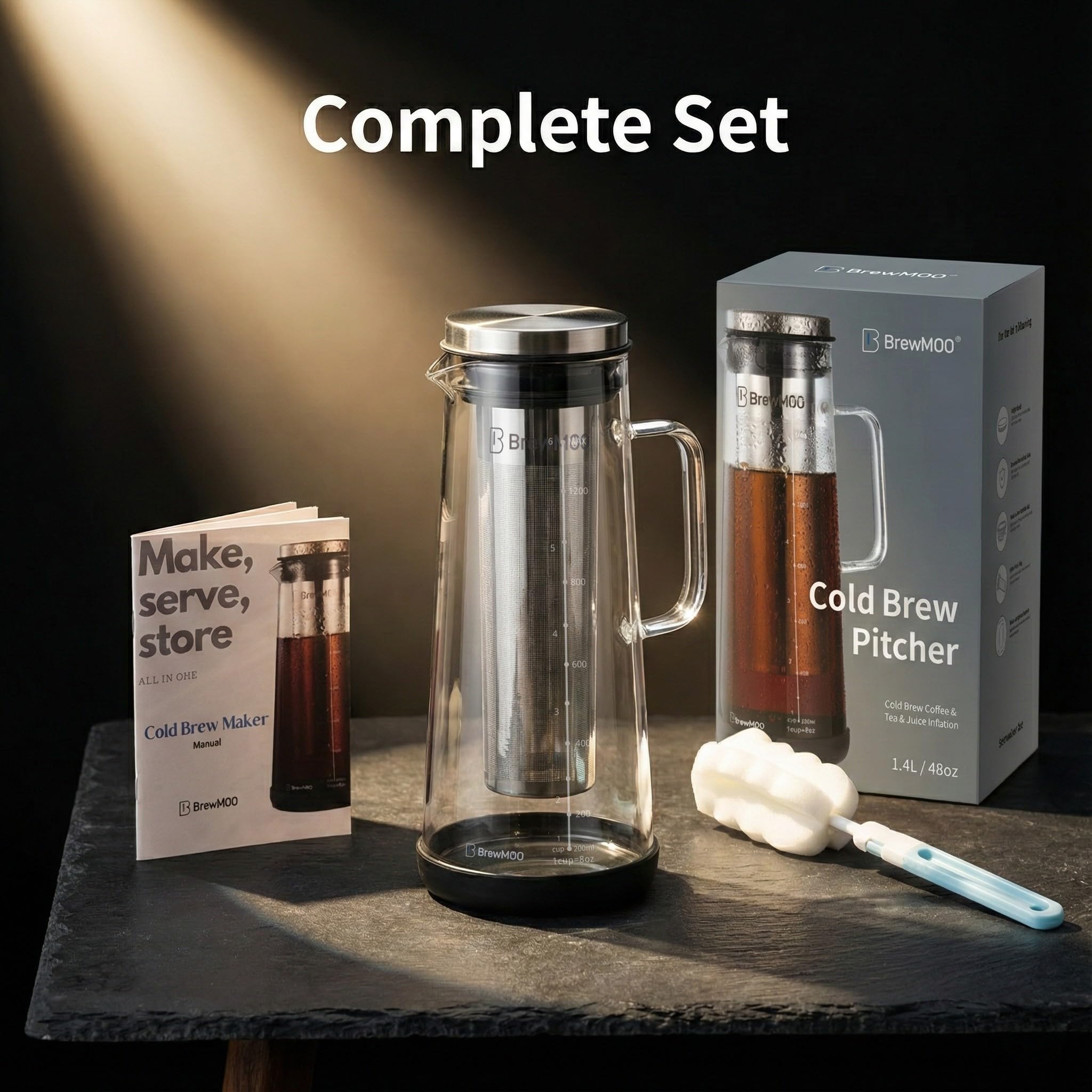 BrewMOO infusor de té dentro para infusiones rápidas