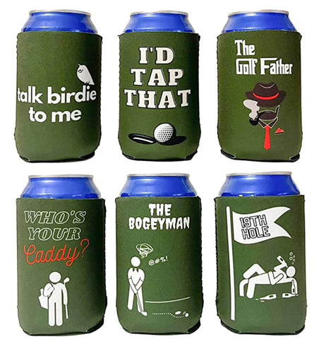 Fundas BREW PANTS para golf set 1 con neopreno, mantiene fría la bebida durante la ronda.