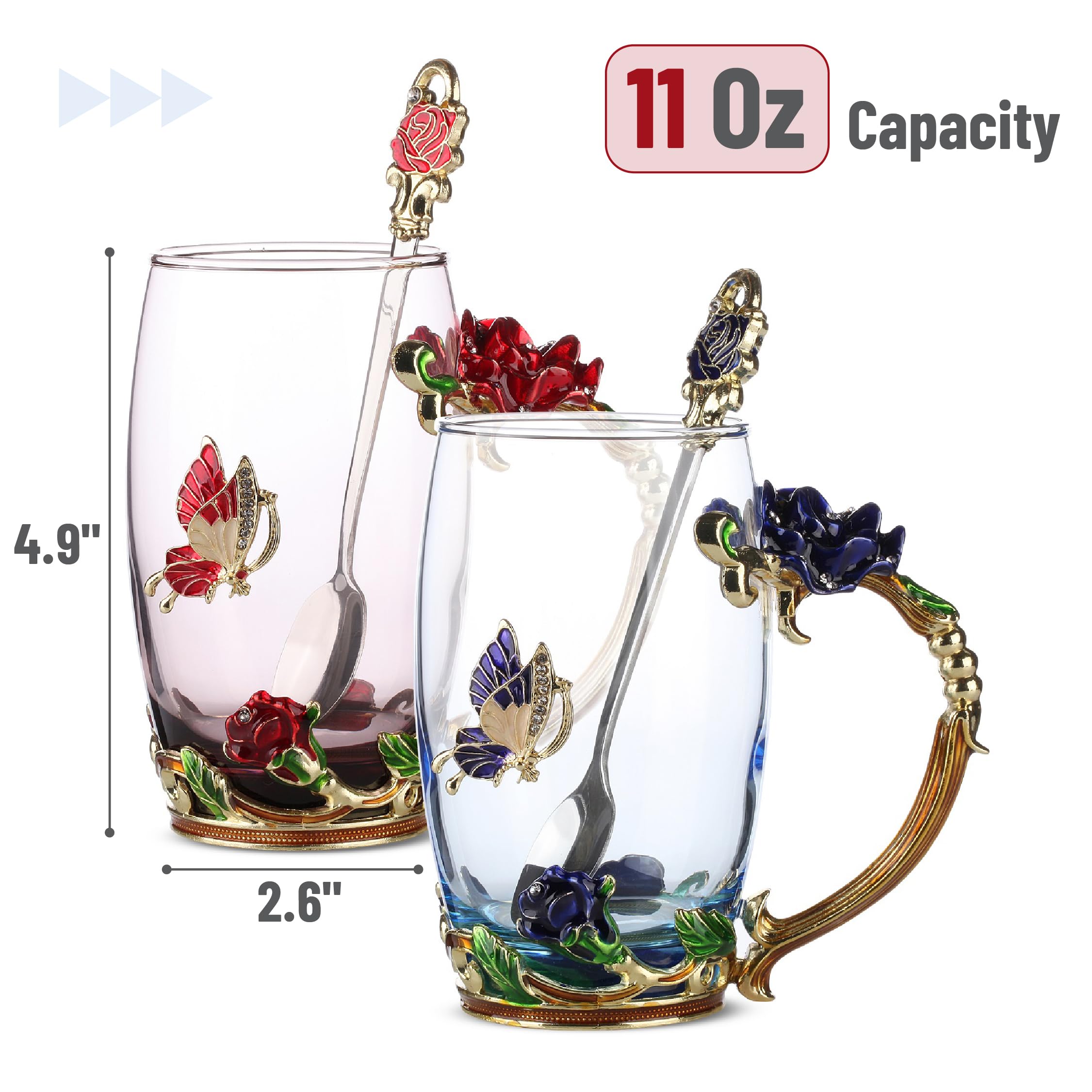 BTaT cuchara de acero inoxidable con detalle floral para servir.