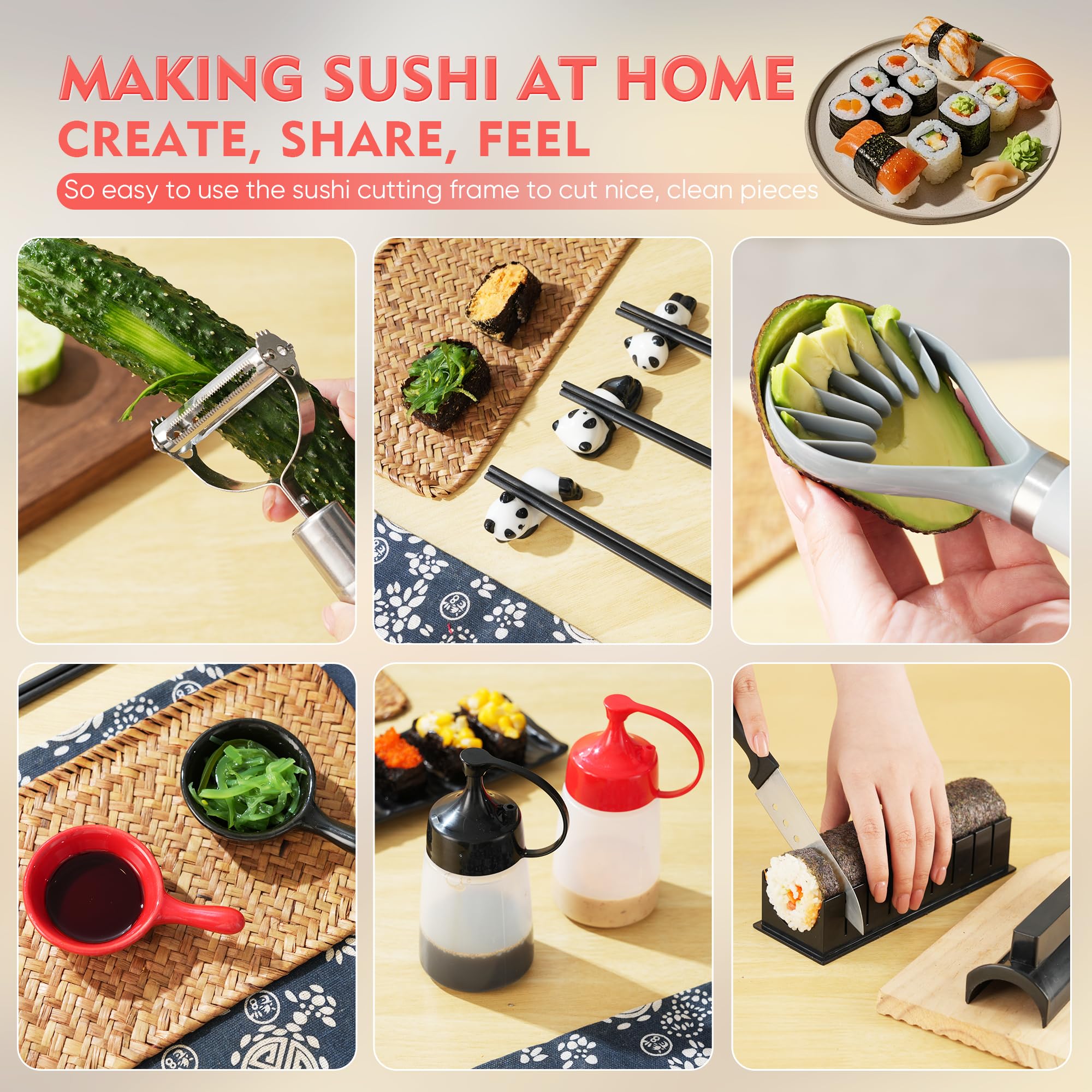 Molde onigiri Brezlio para formas de arroz relleno perfectas