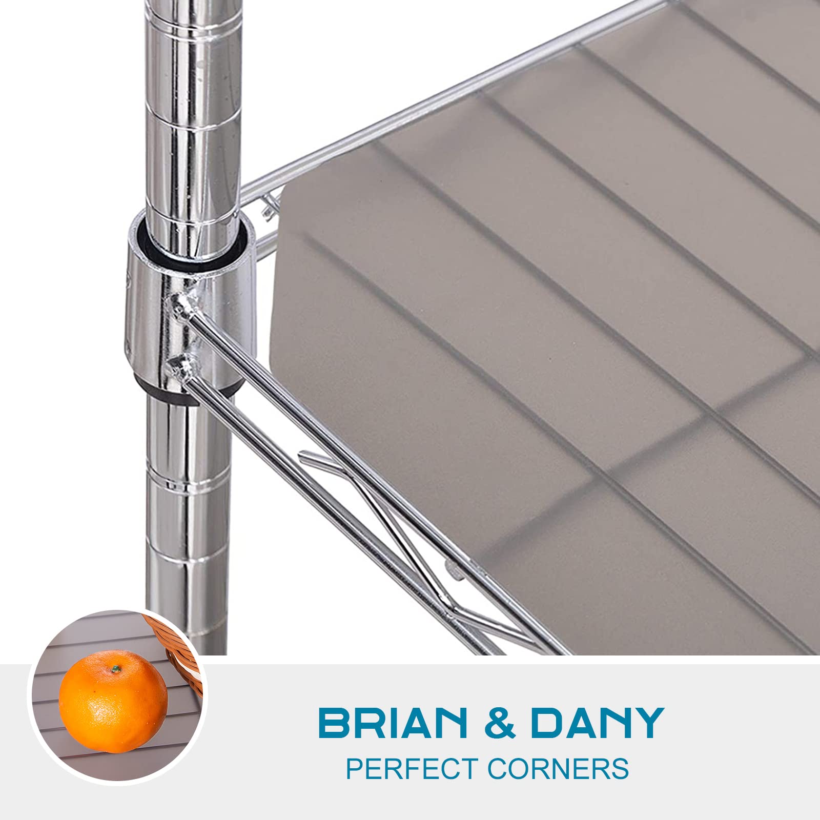 BRIAN Y DANY juego de 5 forros, ideal para transformar estantes en soluciones limpias.