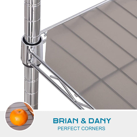 BRIAN Y DANY juego de 5 forros, ideal para transformar estantes en soluciones limpias.