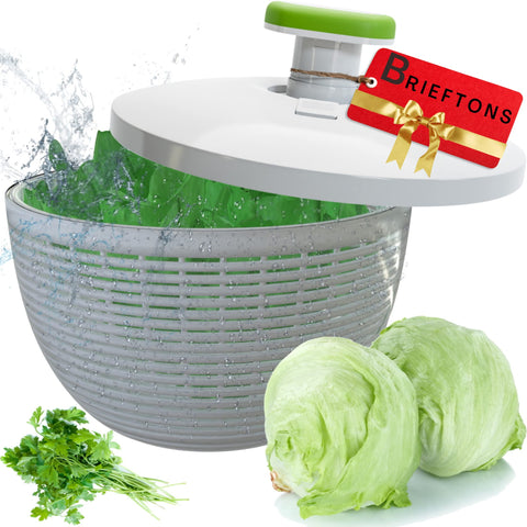 Brieftons ensaladera 6.2 qt lavando verduras para un lavado rápido