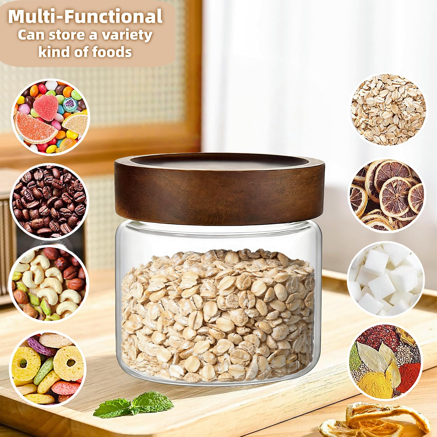 Brighomrom perfecto para guardar frutos secos y galletas