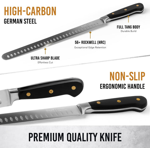 Bright Hobby cuchillo duradero y resistente para uso prolongado.
