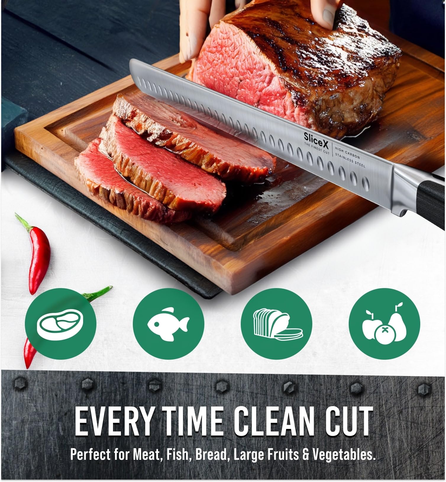 Bright Hobby cuchillo ideal como regalo para cocina diaria.