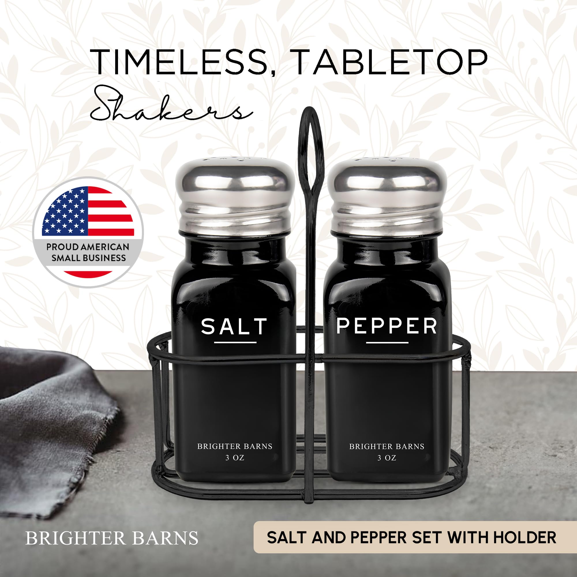 Brighter Barns cristal reforzado con tapas para mesa elegante