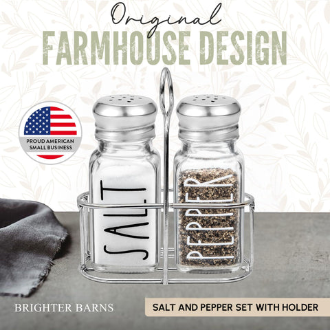 Brighter Barns set regalo sal y pimienta, regalo perfecto para amantes de la cocina.
