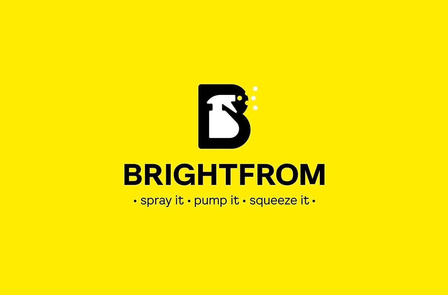 BRIGHTFROM botella para artes y manualidades 16 oz con tapa giratoria, ideal para pinturas.